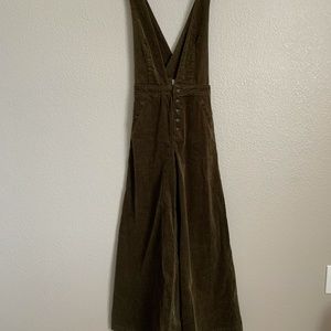 NEW We The Free Cross-back Corduroy Flare Overalls